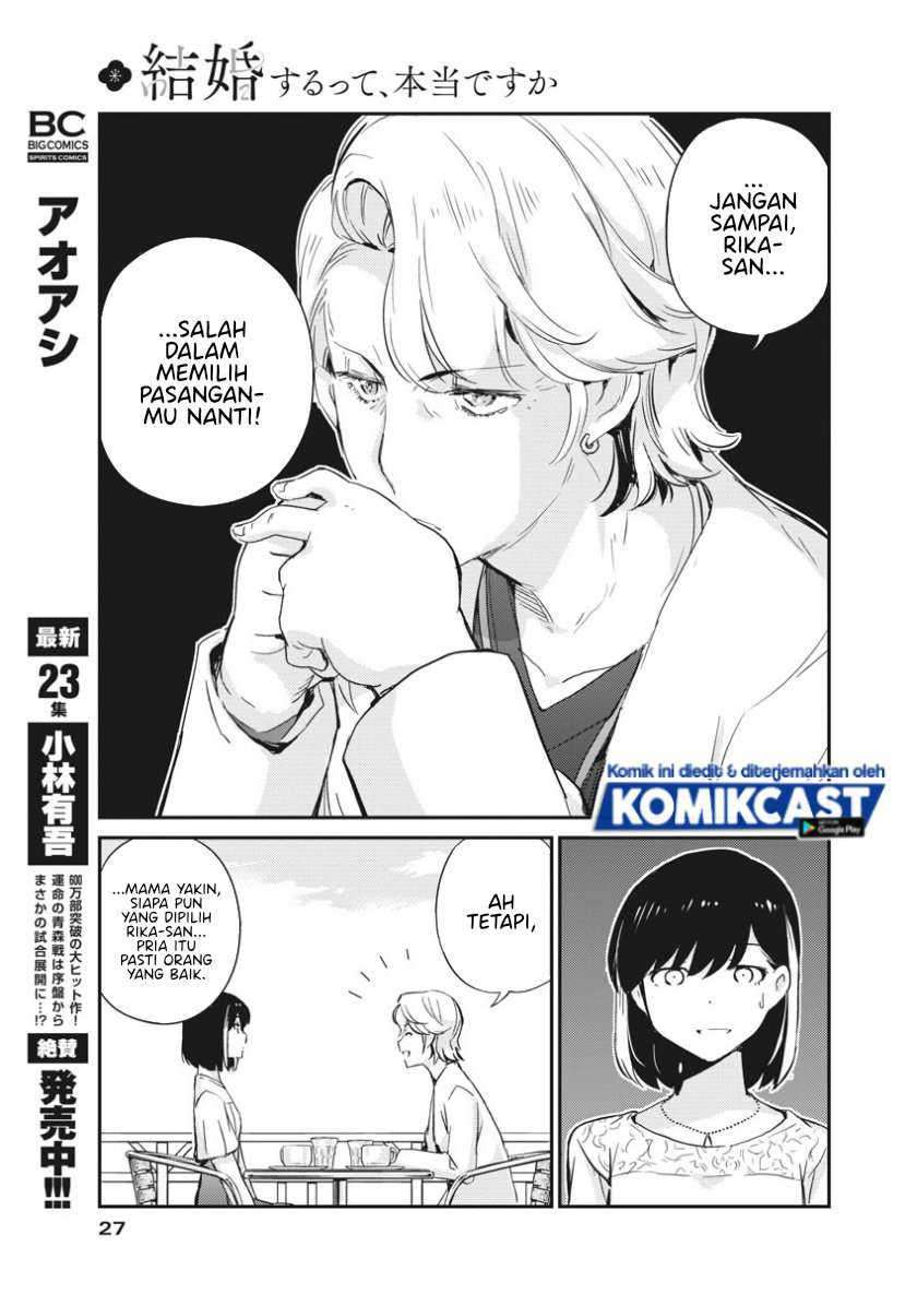 Kekkon Surutte, Hontou Desu ka? Chapter 35 Gambar 17